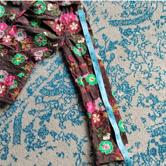 Johnny Was Women's Embroidered Floral Blazer Jacket Y2K Size XS - Picture 9 of 9